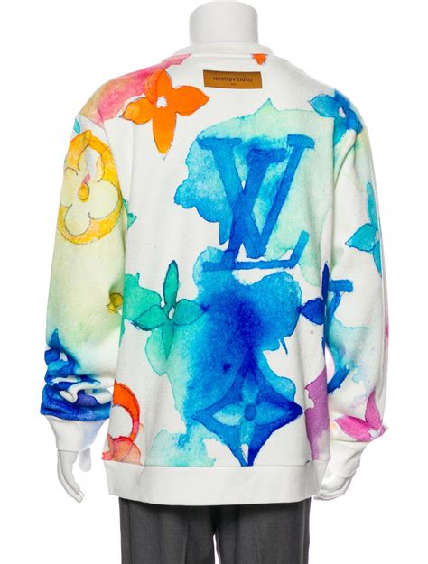 louis vuitton watercolor sweatshirt|louis vuitton sweatshirt sale.